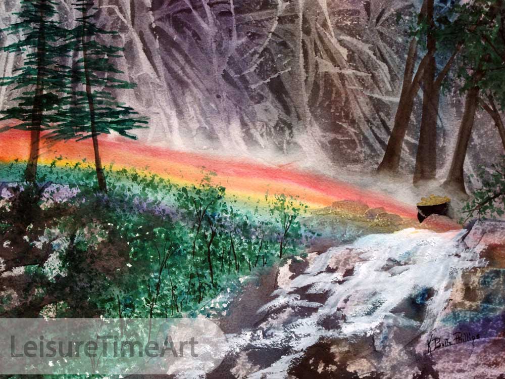 Rainbow Original Watercolor